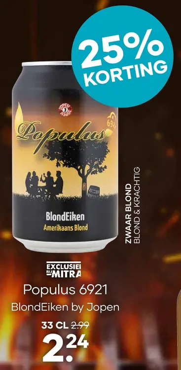 Aanbieding: Populus 6921 BlondEiken