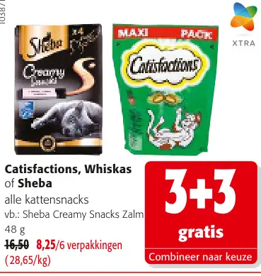 Promotie: Catisfactions, Whiskas of Sheba