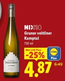 Aanbieding: Gruner veltliner Kamptal