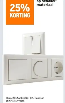 Aanbieding: schakelmateriaal
