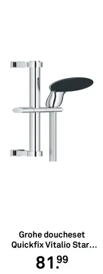 Aanbieding: doucheset Quickfix Vitalio Star...