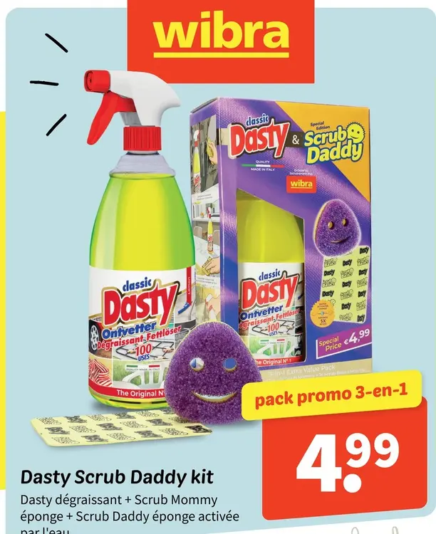 Offre: Dasty Scrub Daddy kit
