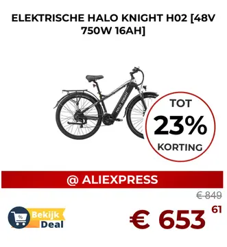 Aanbieding: Elektrische HALO KNIGHT h02