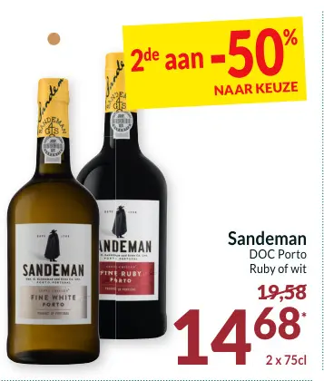 Aanbieding: Sandeman DOC Porto Ruby of wit