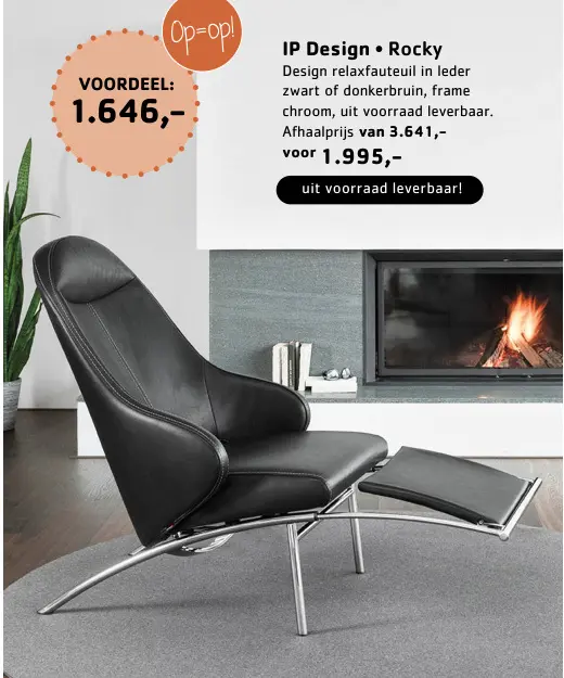 Promotie: Relaxfauteuil