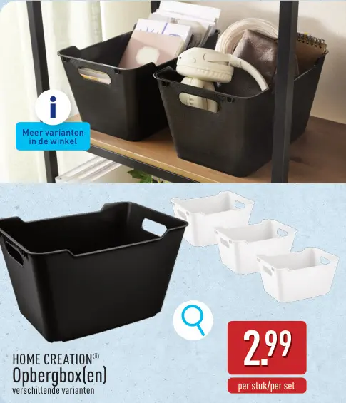 Promotie: Opbergbox(en)
