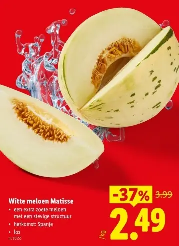 Promotie: Witte meloen Matisse