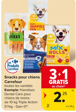 Offre: Snacks pour chiens