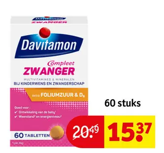 Aanbieding: Davitamon Compleet Zwanger