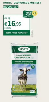 Aanbieding: Horta - gedroogde koemest biologisch