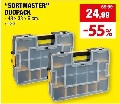 Promotie: "Sortmaster" Duopack