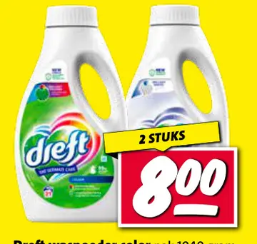 Aanbieding: Dreft waspoeder color