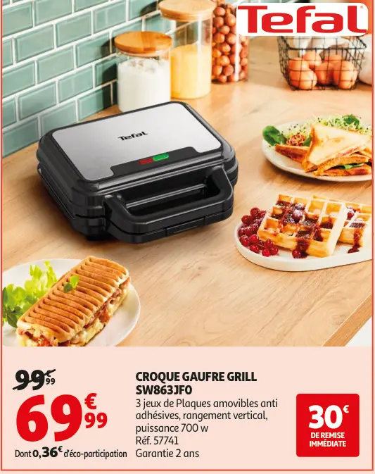 Promotie: Croque gaufre grill sw863jfo