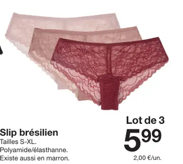 Offre: Slip brésilien