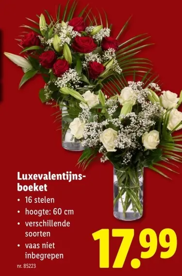Promotie: Luxevalentijnsboeket