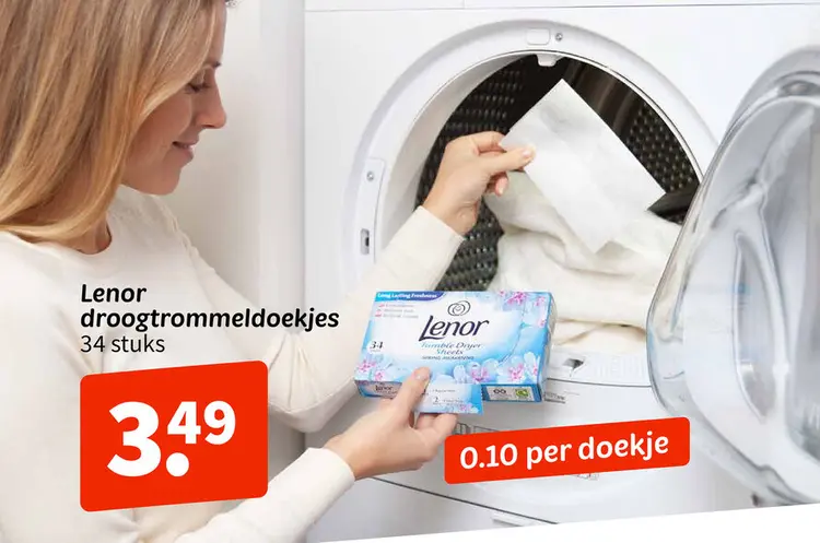 Promotie: Lenor droogtrommeldoekjes