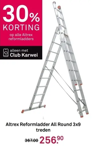 Aanbieding: Reformladder All Round 3x9 treden
