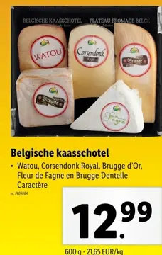 Aanbieding: Belgische kaasschotel