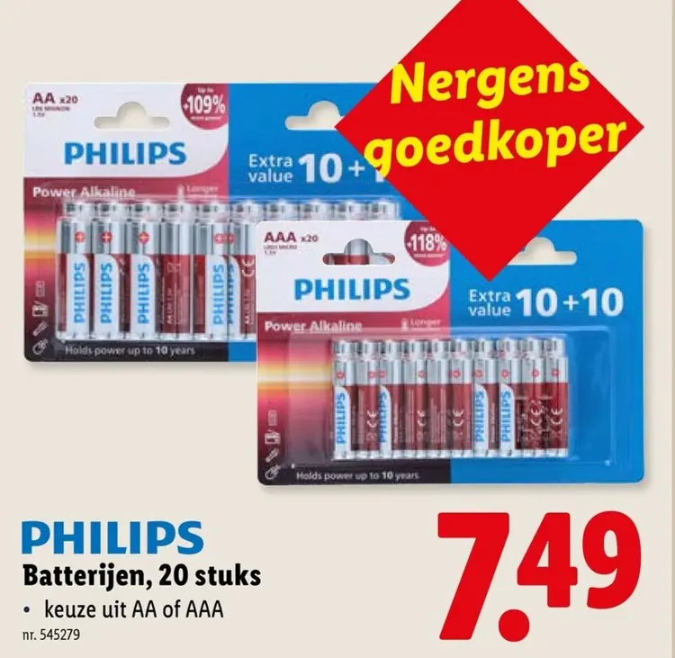 Promotie: Batterijen