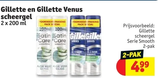 Aanbieding: Gillette en Gillette Venus scheergel