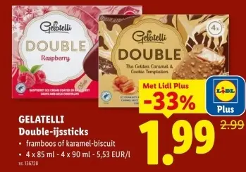 Promotie: Double-ijssticks