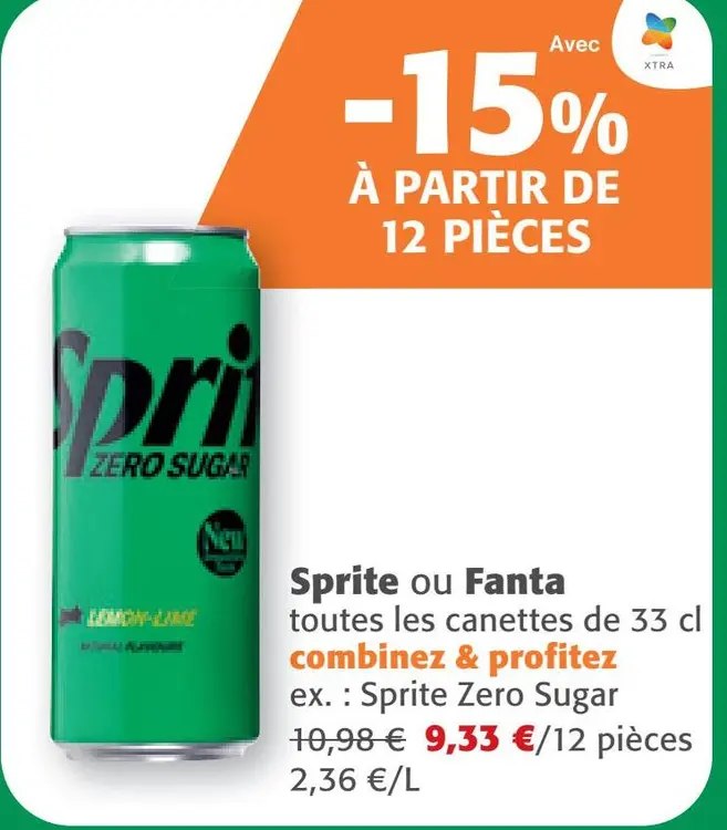 Offre: Sprite ou Fanta