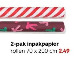 Aanbieding: inpakpapier