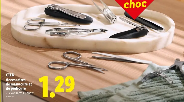 Offre: Accessoires de manucure et de pédicure