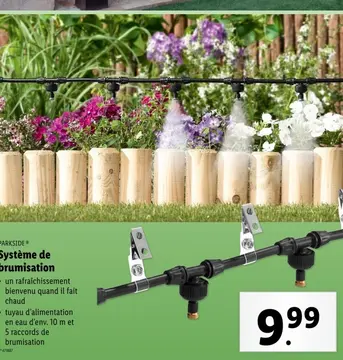 Offre: Système de brumisation
