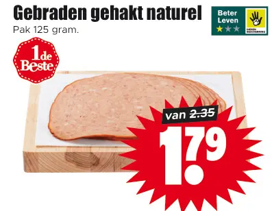 Aanbieding: Gebraden gehakt naturel