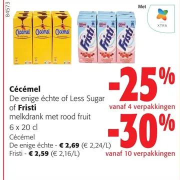 Aanbieding: Cécémel of Fristi