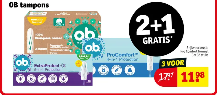 Aanbieding: OB tampons