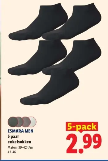 Aanbieding: Enkelsokken