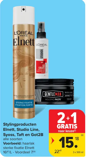 Promotie: Stylingproducten