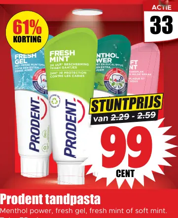 Aanbieding: Tandpasta