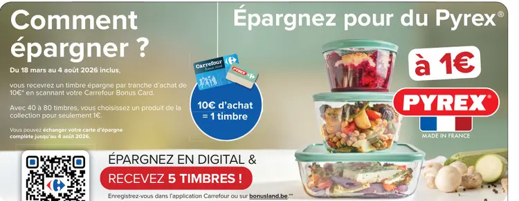 Offre: Pyrex
