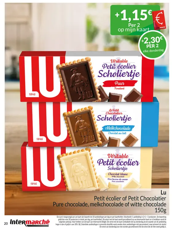 Promotie: Petit écolier Scholiertje