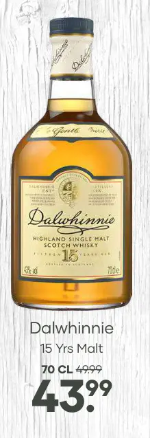 Aanbieding: Dalwhinnie 15 Yrs Malt