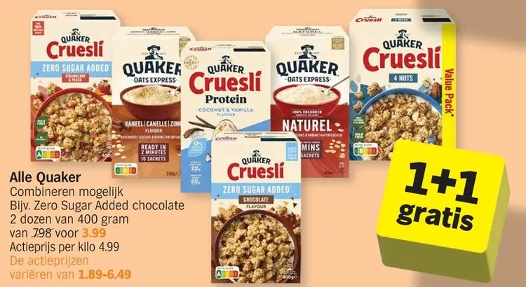 Promotie: Alle Quaker