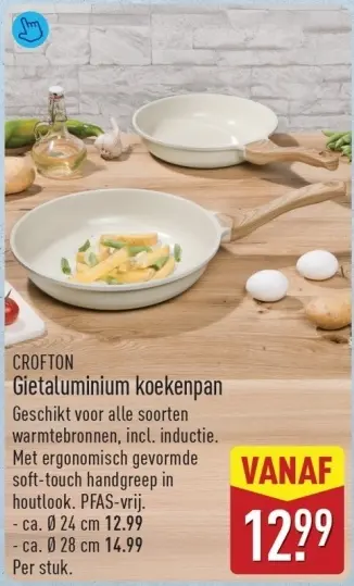 Aanbieding: Gietaluminium koekenpan
