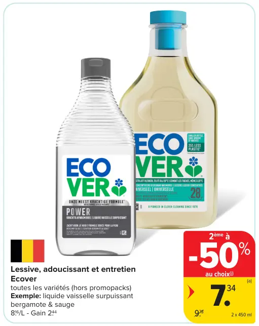 Offre: Lessive, adoucissant et entretien