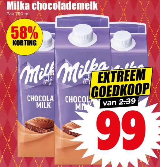 Aanbieding: chocolademelk