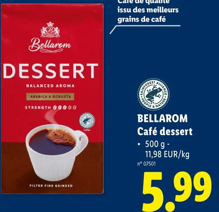 Offre: Café dessert