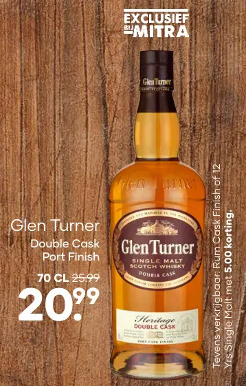 Aanbieding: Glen Turner Double Cask Port Finish