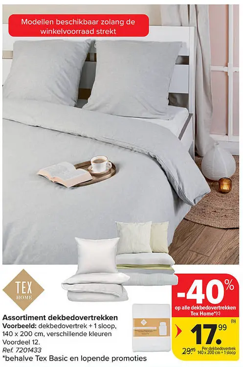 Promotie: Assortiment dekbedovertrekken