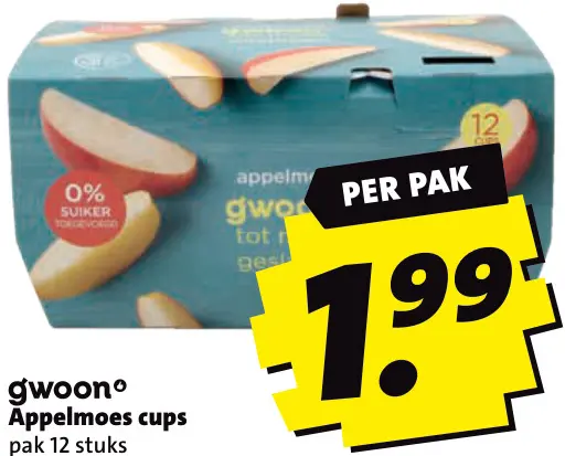 Aanbieding: Appelmoes cups