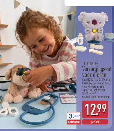Promotie: TOYLINO® Verzorgingsset voor dieren