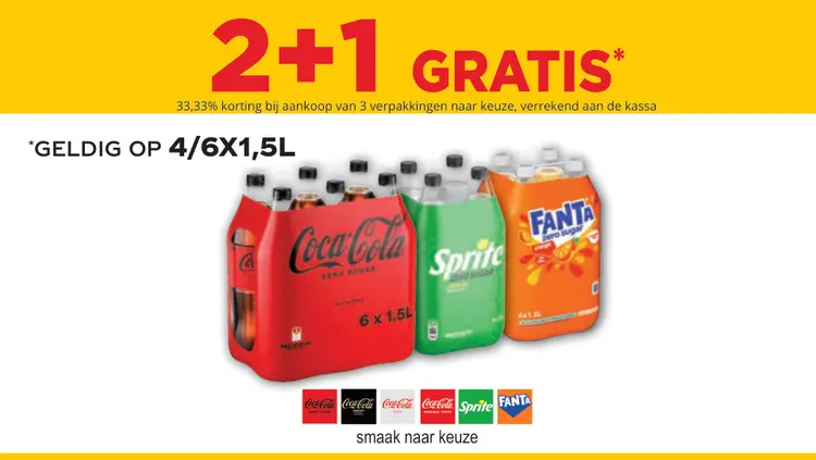 Promotie: Coca-Cola, Sprite, Fanta