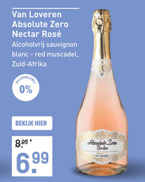 Aanbieding: Van Loveren Absolute Zero Nectar Rosé