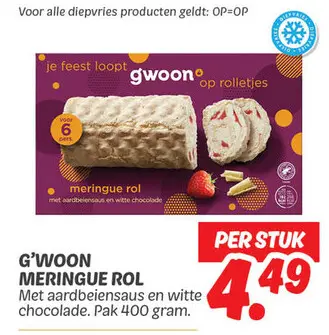Aanbieding: Meringue rol